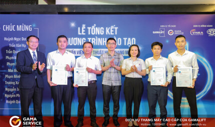 GamaLift – Gama Service: Tổng kết chương trình đào tạo Tư vấn viên – Kỹ thuật viên Thang máy Khóa 1