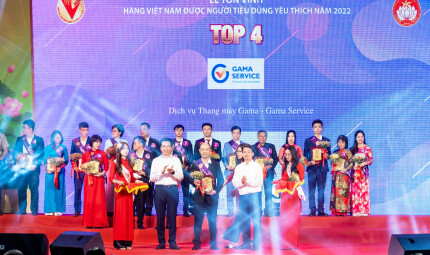 Gama Service đạt danh hiệu “Hàng Việt Nam được người tiêu dùng yêu thích” năm 2022